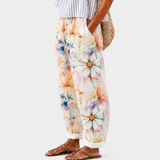 Teresa | Calças Confortáveis com Padrão Floral Pastel