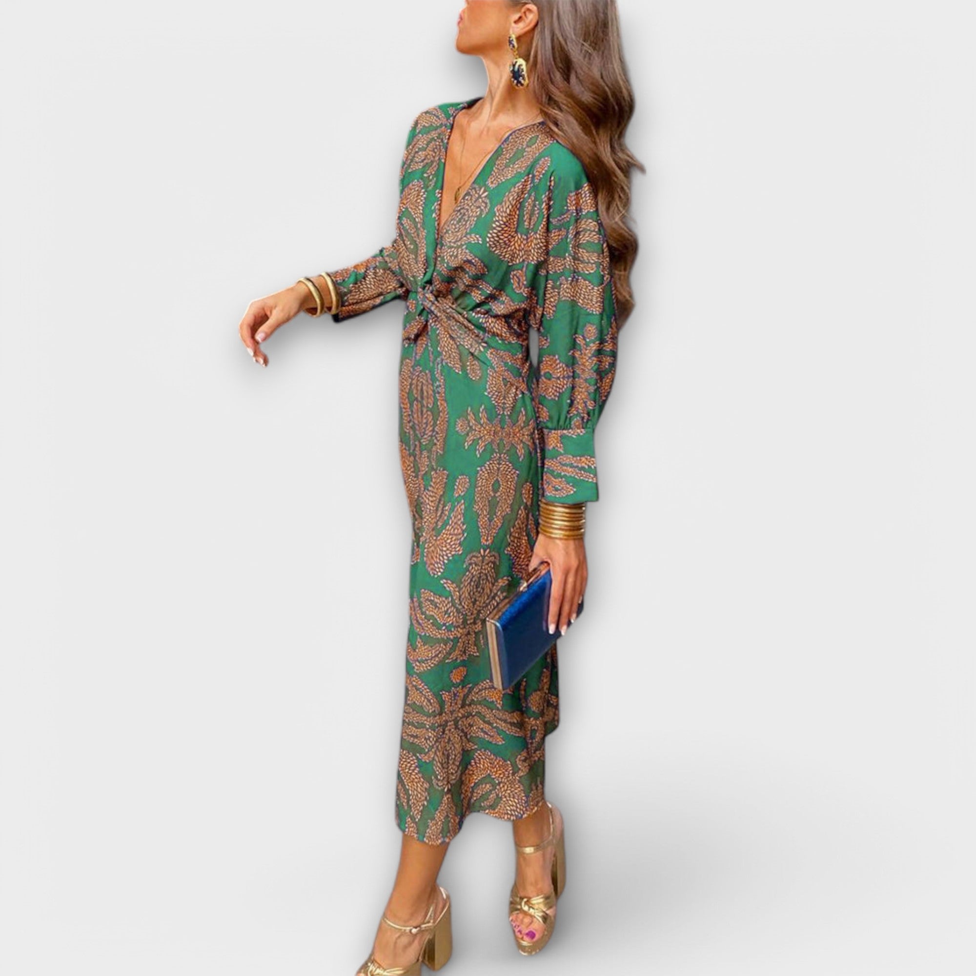 Oriana - Vestido elegante com mangas compridas