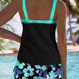 Elisa | Tankini de Duas Peças Elegante