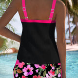 Elisa | Tankini de Duas Peças Elegante