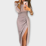 Lena - Vestido elegante sem ombros