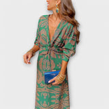 Oriana - Vestido elegante com mangas compridas