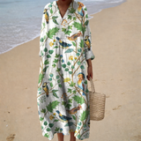Vestido de Verão com Estampado Favorecedor