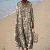 Vestido de Verão com Estampado Favorecedor
