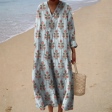 Vestido de Verão Estampado que Favorece