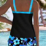 Elisa | Tankini de Duas Peças Elegante