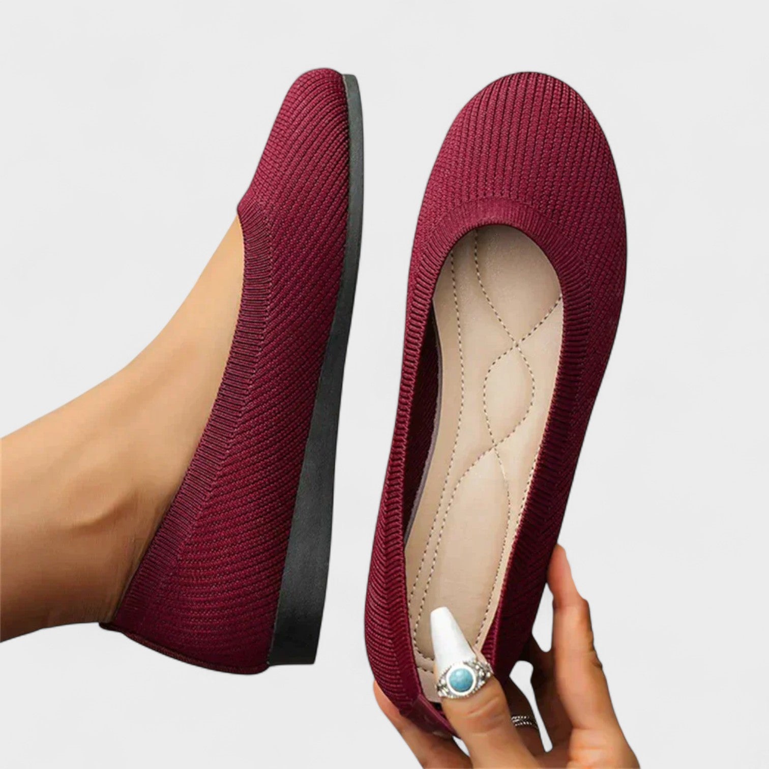 Benedita - Sapatilhas ortopédicas slip-on