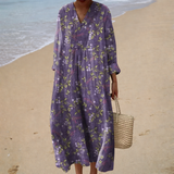 Vestido de Verão Estampado Marcante