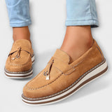 Ines - Mocassins casuais com biqueira redonda