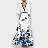 Inês - Vestido de senhora com manga elegante
